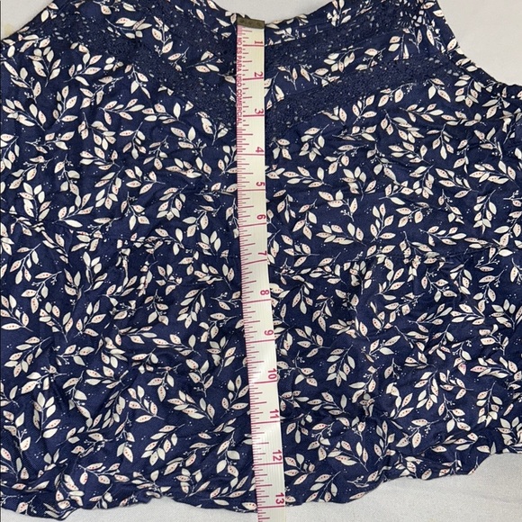 Arizona Jean Company Blue and White Smocked Camisole - Picture 5 of 5